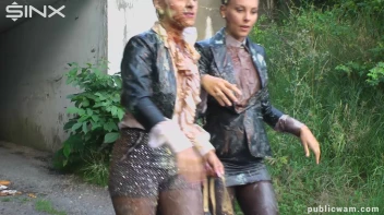 Cuties Food Fight On The Way To Work -Part 1 Screencap 27 on www.sinx.com