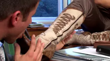 Female Dominatrix Takes on Two Screencap 29 on www.sinx.com