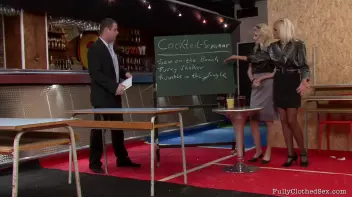 Cocktails and Fully Clothed Sex Screencap 4 on www.sinx.com