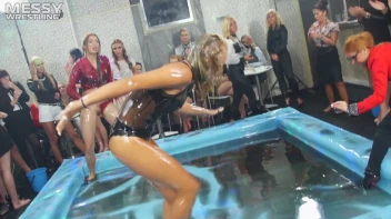 Messy Wrestling: Cuties In Panties Take Shots In The Slop!  Badass Babes Bring It! Screencap 16 on www.sinx.com