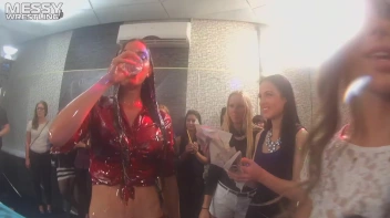 Messy Wrestling: Cuties In Panties Take Shots In The Slop!  Badass Babes Bring It! Screencap 32 on www.sinx.com