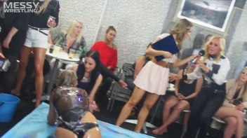 Messy Wrestling: Cuties In Panties Take Shots In The Slop!  Badass Babes Bring It! Screencap 56 on www.sinx.com