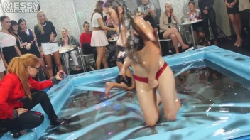 Messy Wrestling: Cuties In Panties Take Shots In The Slop!  Badass Babes Bring It! Screencap 68 on www.sinx.com