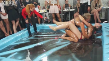 Messy Wrestling: Cuties In Panties Take Shots In The Slop!  Badass Babes Bring It! Screencap 78 on www.sinx.com