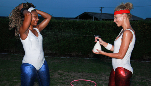 Latest deal - Lathered Up Fitness Babes Get Wet In The Shower