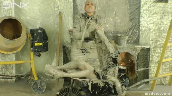 Bitch boss lady and her assistant in a messy catfight Screencap 19 on www.sinx.com