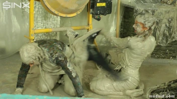 Bitch boss lady and her assistant in a messy catfight Screencap 29 on www.sinx.com