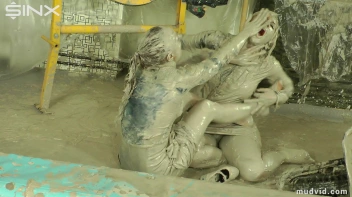 Bitch boss lady and her assistant in a messy catfight Screencap 37 on www.sinx.com