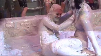 Eurobabe Cheetah Rolls Around In The Mud Screencap 18 on www.sinx.com