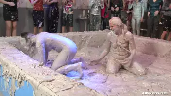 Eurobabe Cheetah Rolls Around In The Mud Screencap 26 on www.sinx.com