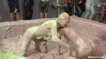 Eurobabe Cheetah Rolls Around In The Mud Screencap 41 on www.sinx.com