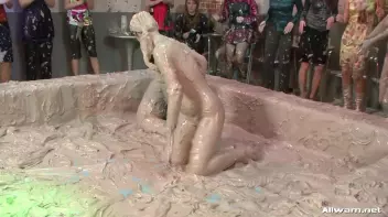 Eurobabe Cheetah Rolls Around In The Mud Screencap 48 on www.sinx.com