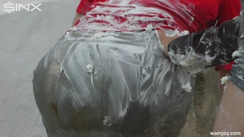 Sensual Blondes Smear Cream Over Their Sexy Clothes Screencap 92 on www.sinx.com