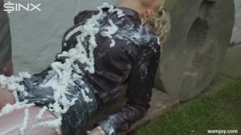 Sensual Blondes Smear Cream Over Their Sexy Clothes Screencap 66 on www.sinx.com