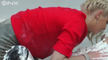 Sensual Blondes Smear Cream Over Their Sexy Clothes Screencap 68 on www.sinx.com