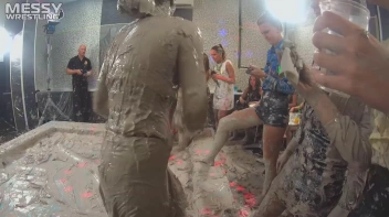 Messy Wrestling: Blonde Bombshells Rock The Ring And Get Their Mud On! Screencap 52 on www.sinx.com