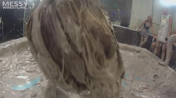 Messy Wrestling: Blonde Bombshells Rock The Ring And Get Their Mud On! Screencap 56 on www.sinx.com