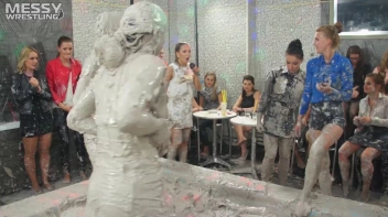 Messy Wrestling: Blonde Bombshells Rock The Ring And Get Their Mud On! Screencap 65 on www.sinx.com