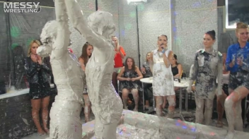 Messy Wrestling: Blonde Bombshells Rock The Ring And Get Their Mud On! Screencap 67 on www.sinx.com