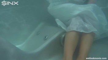 Sexy Brunette Flaunts Her Wetlook Screencap 36 on www.sinx.com