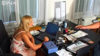 Young European Intern Fucked In Office Screencap 6 on www.sinx.com