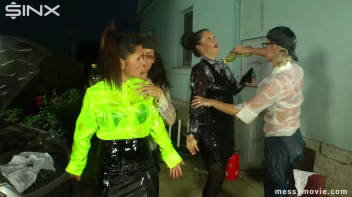 Posh Babes Are Drenched In Oil Screencap 9 on www.sinx.com