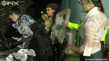 Posh Babes Are Drenched In Oil Screencap 5 on www.sinx.com