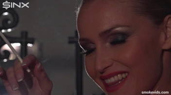 Blonde Tease Coyly Smoking Screencap 22 on www.sinx.com