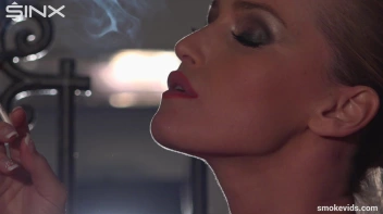 Blonde Tease Coyly Smoking Screencap 39 on www.sinx.com
