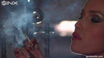 Blonde Tease Coyly Smoking Screencap 45 on www.sinx.com