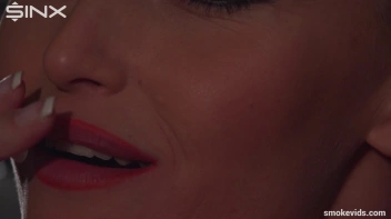 Blonde Tease Coyly Smoking Screencap 52 on www.sinx.com