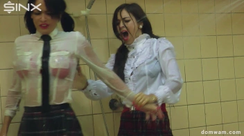 Naughty Schoolgirls Get Drenched By Their Teacher - Cam 2 Screencap 14 on www.sinx.com