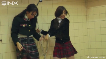 Naughty Schoolgirls Get Drenched By Their Teacher - Cam 2 Screencap 3 on www.sinx.com