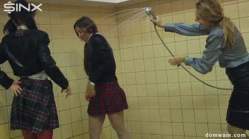 Naughty Schoolgirls Get Drenched By Their Teacher - Cam 2 Screencap 7 on www.sinx.com