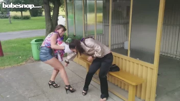 Proudly Pulling Hair And Pantyhose In Public Screencap 10 on www.sinx.com