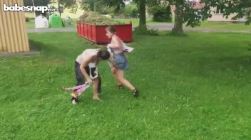 Proudly Pulling Hair And Pantyhose In Public Screencap 20 on www.sinx.com