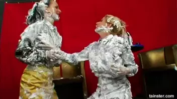 Massive, Sexy Foam Fight Screencap 23 on www.sinx.com