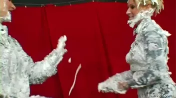 Massive, Sexy Foam Fight Screencap 29 on www.sinx.com