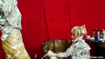 Massive, Sexy Foam Fight Screencap 31 on www.sinx.com