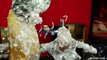 Massive, Sexy Foam Fight Screencap 60 on www.sinx.com