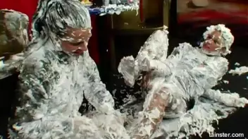 Massive, Sexy Foam Fight Screencap 67 on www.sinx.com