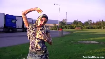 Truck Stop Mess Whore Screencap 63 on www.sinx.com