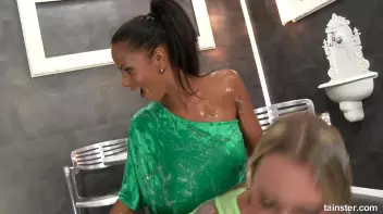 Slimy brunch for two horny friends Screencap 20 on www.sinx.com