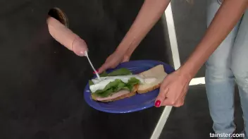 Slimy brunch for two horny friends Screencap 4 on www.sinx.com