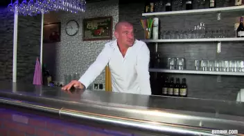 Bisexual bar staff threesome Screencap 7 on www.sinx.com