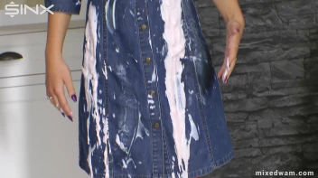 Tasting Game Turns Messy In The Kitchen - Cam 2 Screencap 19 on www.sinx.com