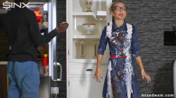 Tasting Game Turns Messy In The Kitchen - Cam 2 Screencap 23 on www.sinx.com