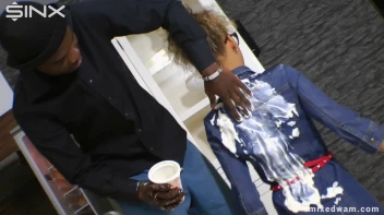 Tasting Game Turns Messy In The Kitchen - Cam 2 Screencap 25 on www.sinx.com