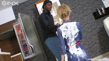 Tasting Game Turns Messy In The Kitchen - Cam 2 Screencap 28 on www.sinx.com