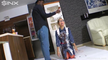 Tasting Game Turns Messy In The Kitchen - Cam 2 Screencap 32 on www.sinx.com